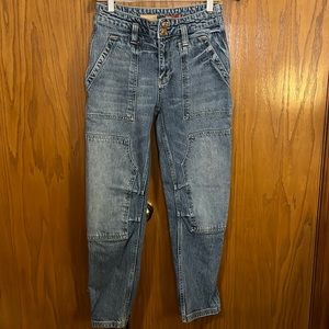 Pilcro by Anthropologie "The Wanderer" Moto Style Jeans